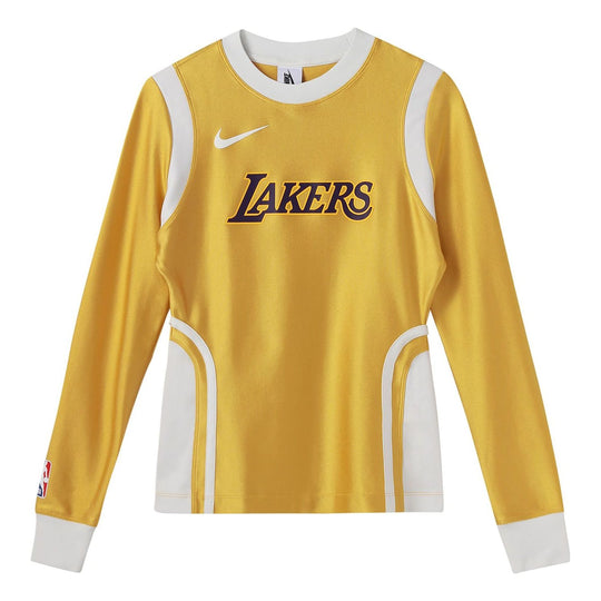 (WMNS) Nike x AMBUSH NBA Lakers Top 'Mineral Gold' DB9568-723