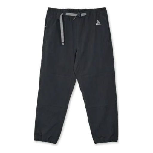 Men's Nike ACG Series Solid Color Logo Elastic Athleisure Casual Sports Long Pants/Trousers Black CV0660-070