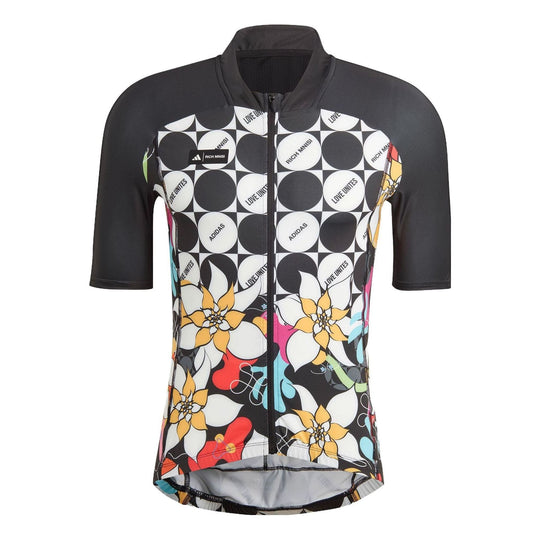 adidas x Rich Mnisi The Cycling Short Sleeve Jersey 'Black' IA2166