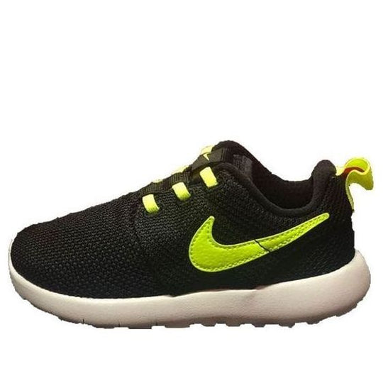 (TD) Nike Roshe One Running Shoes Black/Green 749430-032