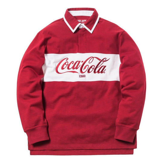 KITH x Coca-Cola Classic Rugby 'Red' KH-FW18-011