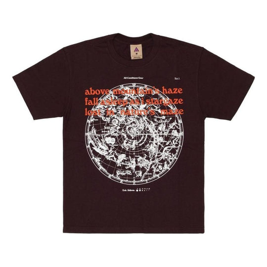 Nike ACG Stargaze T-shirt Asia Sizing 'Deep Burgundy' DC4087-643