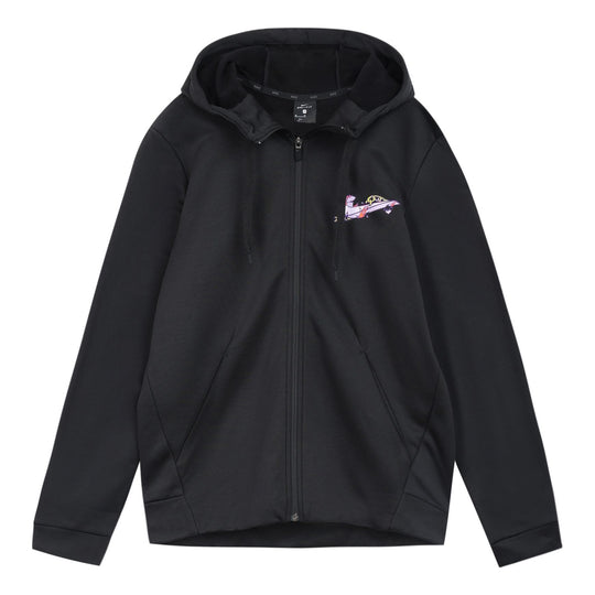 Nike Therma Dri-FIT Full-length zipper Cardigan Training hoodie Black CK4588-010