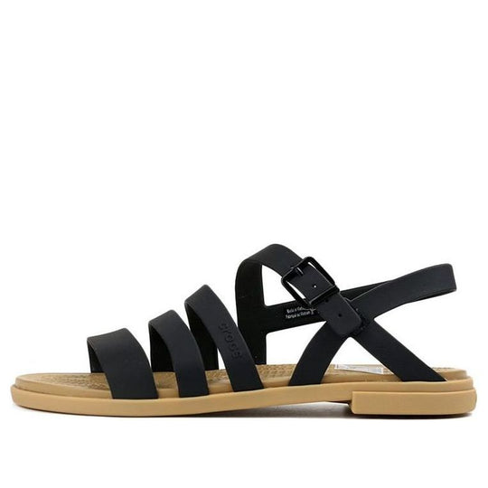 (WMNS) Crocs Tulum Sandals 'Black' 206107-00W