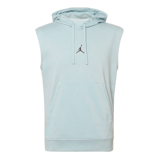 Air Jordan Dri-FIT Sport Sleeveless Breathable Solid Color Pullover hooded Vest Blue DM2822-366