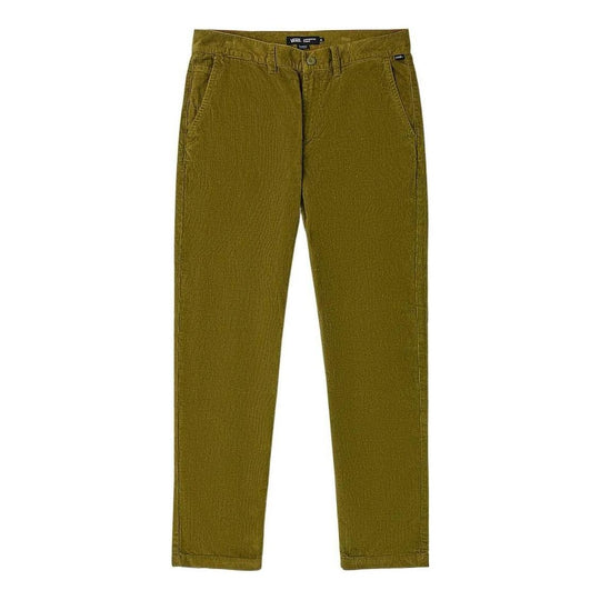 Vans Authentic Chino Cord Relaxed Trousers 'Olive Green' VN0A5FK3YXH