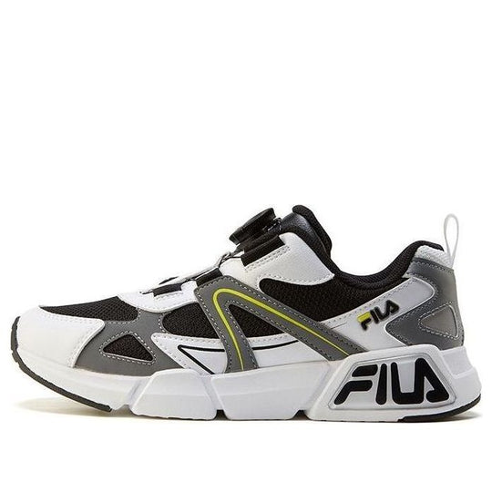 (GS) FILA Retro Sport Shoes 'White Black Gray' K15B041116FBQ