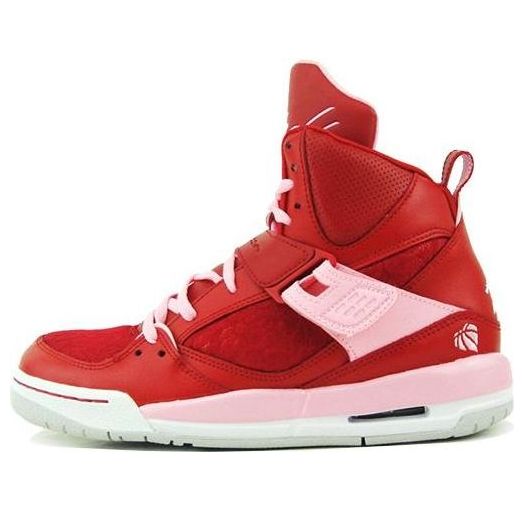 (GS) Air Jordan Flgiht 45 Hi Prem 'Gym Red' 547769-605 Big Kids Basketball Shoes  -  KICKS CREW