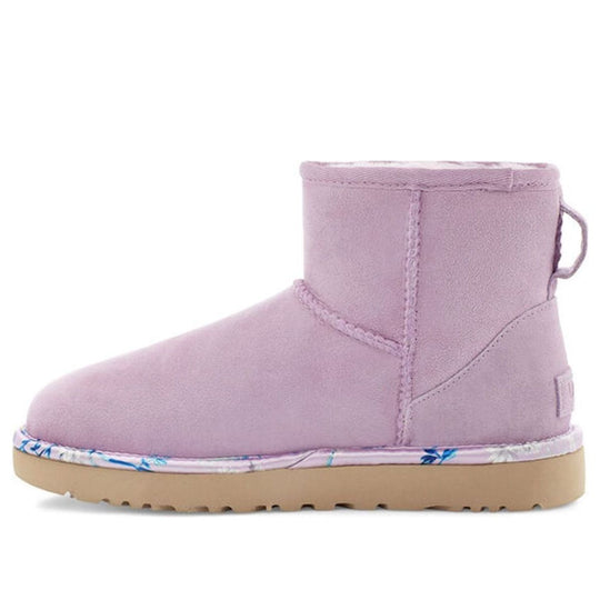 (WMNS) UGG Classic Mini Floral Pink Red 1111093-CATR