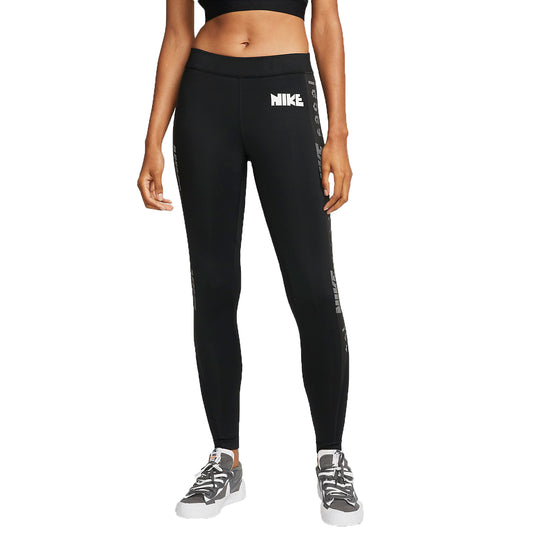 (WMNS) Nike x sacai Mid-Rise Leggings 'Black' CZ4680-010