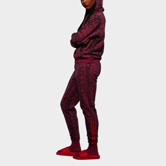adidas originals x IVY PARK Crossover Casual Printing Hooded Long Sleeves Red HI1975