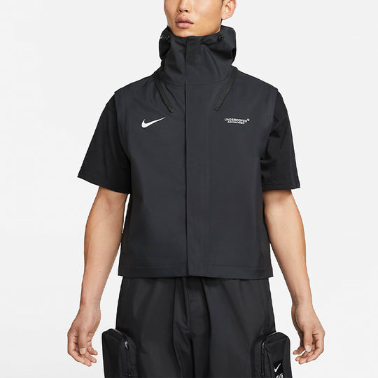 Nike Multifunction Detachable Functional Pocket waterproof hooded  Interchange Jacket Asia Edition Black CZ4702-010