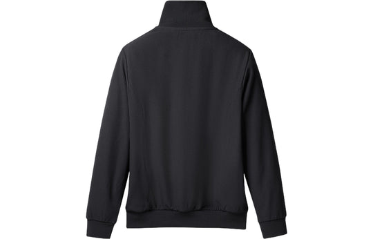Men's adidas originals x Spezial Crossover Chest Brand Logo Stand Collar Sports Jacket Black HC0403