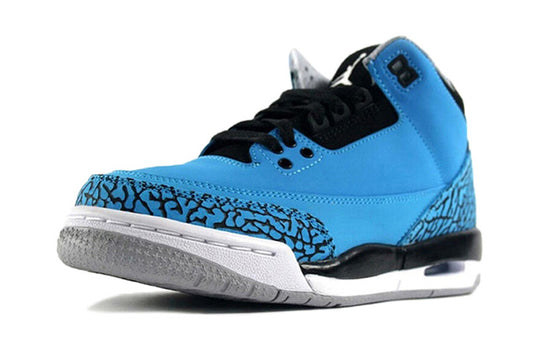 (GS) Air Jordan 3 Retro 'Powder Blue' 398614-406 Retro Basketball Shoes  -  KICKS CREW