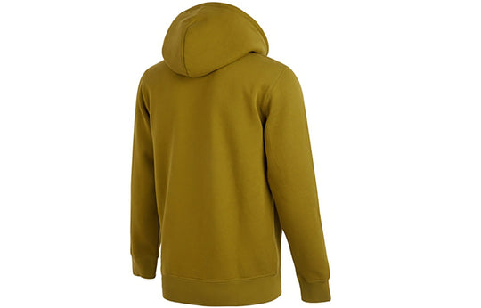 Vans Contrasting Colors Alphabet Logo Hooded Pullover Fleece Lined Stay Warm Olive Green VN0A5H87YXH