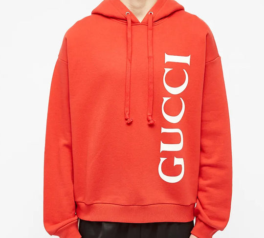 Gucci Large Logo Alphabet Printing Loose Pullover Red 604974-XJB1C-6068