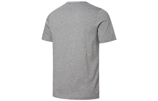 PUMA Logo Round Neck Sports Short Sleeve Gray 848723-03