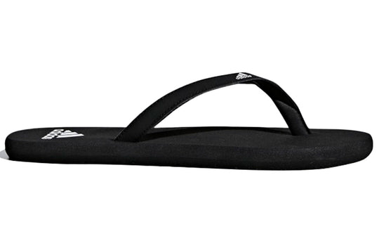 (WMNS) adidas Eezay Flip-Flops Stylish Black Slippers F35035