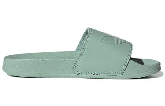 adidas originals Adilette Lite Lightweight Cozy Casual Green Slippers GX8894