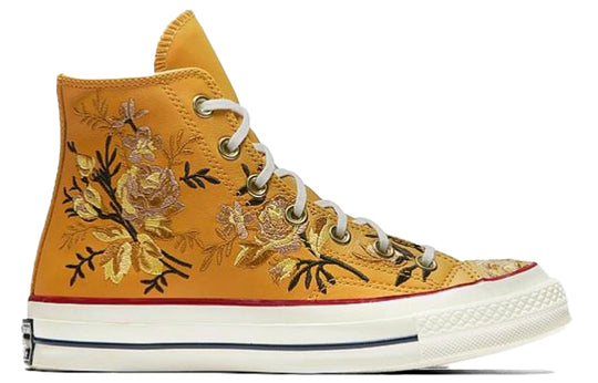 (WMNS) Converse Chuck 70 High 'Parkway Floral Embroidery - Turmeric Gold' 561651C
