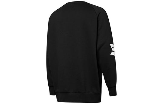 PUMA Unisex Logo Printing Round-neck Sweatshirt Black 532695-01