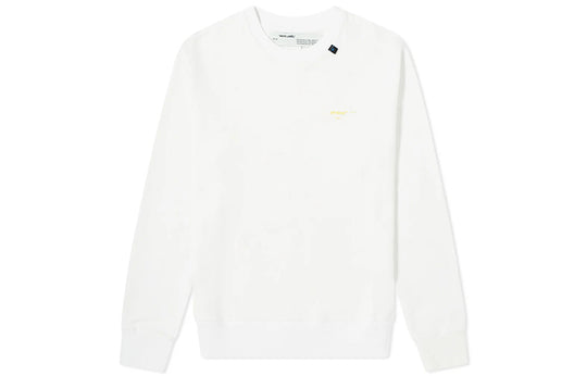 OFF-WHITE C/O Virgil Abloh Men'S White Acrylic Arrows Sweatshirt OMBA025F19E300100160
