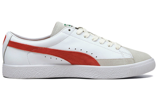PUMA Basket Vtg Casual Shoes White/Red/Grey 374922-02