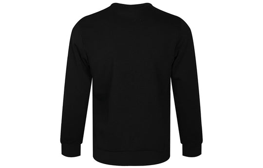 Air Jordan logo Sports Knit Sweatshirt Men's Black CT3668-010 - KICKS CREW