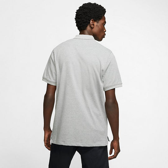 Nike Heritage Polo Shirt 'Grey Heather' CJ9524-063