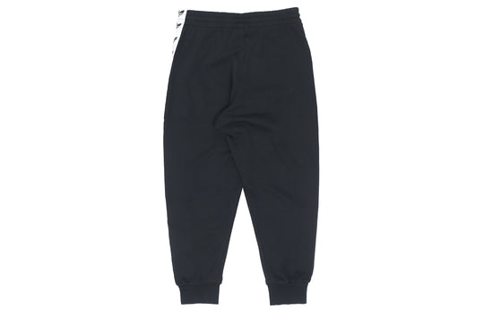 Men's adidas originals logo Sports Pants/Trousers/Joggers Black DX4228
