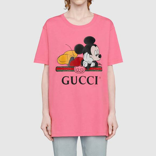 Louis Vuitton Mickey And Minni Man's T-Shirt Tee