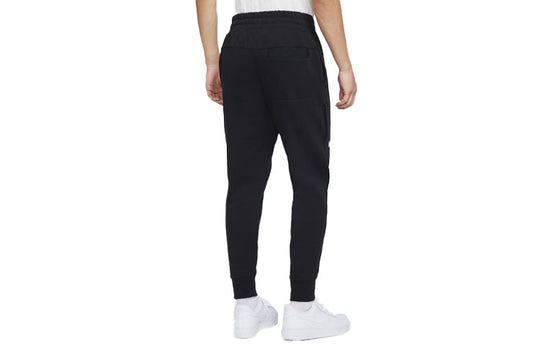 Nike Air Casual Fleece Lacing Splicing Pants Black DJ0461-010