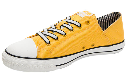 PONY Low-top Canvas Shoes Yellow 02M1SH03YW