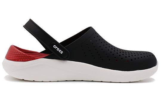 Crocs LiteRide Black Sandals 'Black White' 204592-066