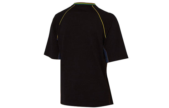 Men's PRADA Logo Solid Color Casual Short Sleeve Black SJN235-1NWX-F0Q