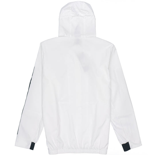 adidas Plaid Applique Sports Hooded Shirt Jacket Men White FM9430 ...