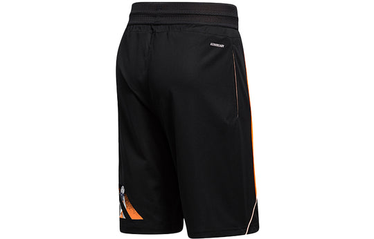 adidas Hdn Gu Kick 365 Contrasting Colors Printing Loose Basketball Sports Shorts Black GC7200
