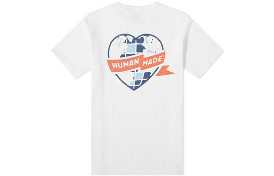 HUMAN MADE Alphabet Logo Printing Short Sleeve White HM19TE006-WHT