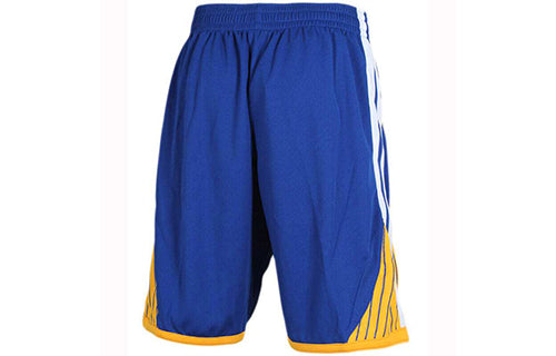 adidas NBA Swingman Shorts Warriors Basketball Shorts Blue/Yellow A46708