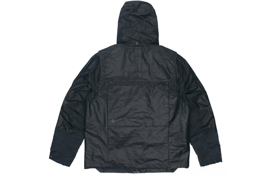 Nike Splicing Loose Windproof hooded padded Jacket Black CK0698-010 ...