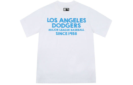 MLB LA Dodgers Los Angeles Dodgers Basic Printing Short Sleeve Unisex White 31TS04031-07W