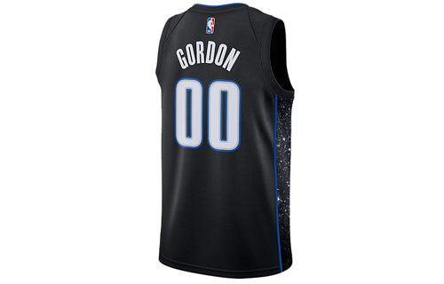 Nike Orlando Magic Aaron Gordon City Edition Swingman Jersey 100 SW 'Black Blue' AJ4634-012