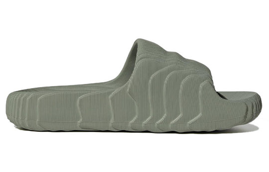 (WMNS) Adidas Adilette 22 Slides 'Silver Green Core Black' IG8264