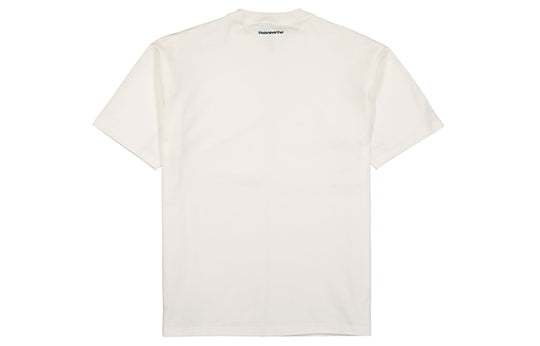 Men's Converse x Thisisneverthat Crossover Logo Printing Sports Round Neck Short Sleeve Creamy White 10022709-A01