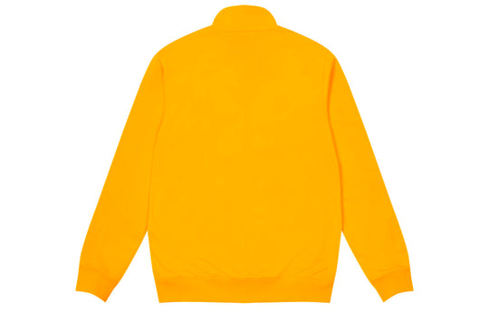 PALACE x adidas originals Crossover Stripe Stand Collar Zipper Yellow Jacket GQ2891
