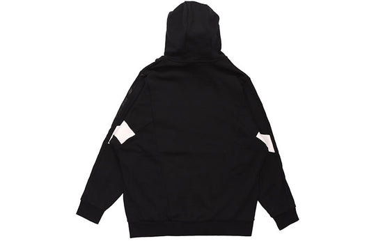 adidas St Kn Block Jkt Sports Training Knit hooded Logo Jacket Black H40195