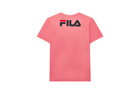 FILA Printing Short Sleeve Unisex Pink F51U048101F-PK T-shirts - KICKSCREW