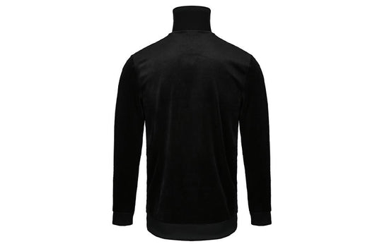 adidas originals Casual Sports Stand Collar Stripe Jacket Black DX3626