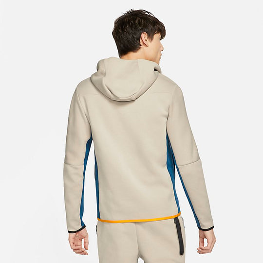 Nike Tech Fleece Full-Zip Hoodie 'Cream Court Blue' CU4489-236-KICKS CREW