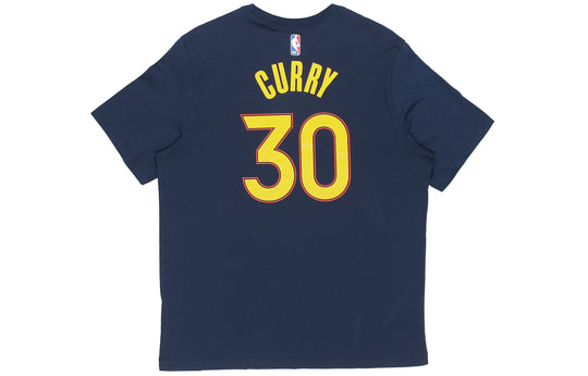 Nike NBA CE Golden State Warriors Curry 30 Retro Basketball Casual Sports Short Sleeve Navy Blue Black CT9426-419
